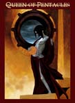 pentacles13-queen