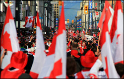 Granville Street, Feb 28, 2010